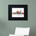 Trademark Fine Art New York New York Skyline III by Marlene Watson Framed Graphic Art Canvas, Wood | 11 H x 14 W x 0.5 D in | Wayfair