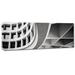 Trademark Fine Art Hirshhorn 2' Gregory O'Hanlon Photographic Print on Wrapped Canvas in Black/White | 6 H x 19 W x 2 D in | Wayfair GO0051-C619GG