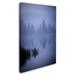 Trademark Fine Art 'Foggy Reflection' Photographic Print on Wrapped Canvas Canvas | 19 H x 12 W x 2 D in | Wayfair ALI8034-C1219GG