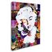 Trademark Fine Art 'Marilyn' Graphic Art Print on Wrapped Canvas Canvas | 19 H x 14 W x 2 D in | Wayfair ALI15747-C1419GG