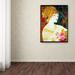 Trademark Fine Art 'De Feure Smoking Woman Ii' Graphic Art Print on Wrapped Canvas Canvas | 19 H x 14 W x 2 D in | Wayfair ALI19786-C1419GG