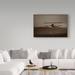 Trademark Fine Art 'Crop Duster' Photographic Print on Wrapped Canvas in Gray | 12 H x 19 W x 2 D in | Wayfair ALI24308-C1219GG
