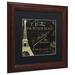 Trademark Fine Art 'La Cuisine VI' Framed Vintage Advertisement Canvas | 11 H x 11 W x 0.5 D in | Wayfair ALI4743-W1111BMF