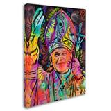 Trademark Fine Art 'Pope' Graphic Art Print on Wrapped Canvas Canvas | 19 H x 14 W x 2 D in | Wayfair ALI18453-C1419GG