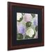 Trademark Fine Art 'Hortensia Soft Green' by Color Bakery Framed Graphic Art | 16 H x 16 W x 0.5 D in | Wayfair ALI4345-W1111BMF