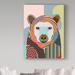 Trademark Fine Art 'Hunting Polar Bear' Graphic Art Print on Wrapped Canvas in Blue/Brown/Gray | 19 H x 14 W x 2 D in | Wayfair ALI31134-C1419GG