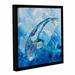 ArtWall Koi by Shiela Gosselin Framed Painting Print on Wrapped Canvas in Blue | 10 H x 10 W x 2 D in | Wayfair 0gos012a1010f