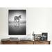 iCanvas "Sea Of Freedom" by Ben Heine Photographic Print on Wrapped Canvas in Black/White | 32" H x 24" W x 1" D | Wayfair BHE40-1PFA-32x24-FM01