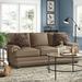 Darby Home Co Schantz 94" Chenille Recessed Arm Sofa w/ Reversible Cushions Chenille in Brown | 39 H x 94 W x 41 D in | Wayfair