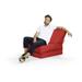 Latitude Run® Standard Bean Bag Chair & Lounger Polyester/Scratch/Tear Resistant in Red | 32 H x 28 W x 35.5 D in | Wayfair