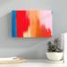 Ivy Bronx Havana Painting Print on Wrapped Canvas Canvas, Wood in Blue/Pink/Red | 10 H x 15 W x 1.5 D in | Wayfair LATR1702 31696887