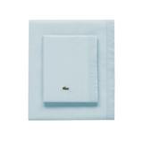 Lacoste Cotton Percale 220 Thread Count 100% Cotton Sheet Set Cotton Percale in Blue | California King | Wayfair 20387438