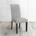 Latitude Run® Velvet Parsons Chair Upholstered/Velvet in Gray | 39.4 H x 18.5 W x 18.9 D in | Wayfair LDER6008 42861018