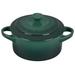 Le Creuset Stonware 8 oz. Mini Round Cocotte w/ Lid Stoneware in Blue | 2 H x 5.25 W in | Wayfair 71901125170131