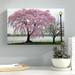 Latitude Run® Cherry Tree Photographic Print on Wrapped Canvas in Pink | 12 H x 19 W x 2 D in | Wayfair LTRN7801 30965073