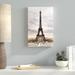 Latitude Run® The Eiffel Tower Photographic Print on Wrapped Canvas in White | 19 H x 12 W x 2 D in | Wayfair LTRN8293 30966692