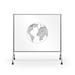 MooreCo Clear Mobile Dry Erase Board | 71.8 H x 42 W x 21 D in | Wayfair 62506-Clear