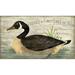 Millwood Pines French Goose by Suzanne Nicoll - Advertisements Print in Wood in Black/Brown/Green | 15 H x 26 W x 2 D in | Wayfair