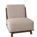 Lounge Chair - Maria Yee Conway 71.12Cm Wide Lounge Chair, Wood in White/Indigo/Brown | 31 H x 28 W x 32 D in | Wayfair 265-108643046FJ8