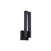 Modern Forms Forq 2-Bulb 18" H Integrated LED Outdoor Armed Sconce Aluminum/Metal in Black | 18 H x 5 W x 4 D in | Wayfair WS-W1718-BK