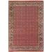 Red Rectangle 2' x 4' Area Rug - American Home Rug Co. Signature Legacy M011 Burgundy/Navy Herati Rug Wool | Wayfair M011BR/NY2X4