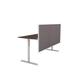 OBEX Acoustical Desk Mounted Privacy Panel | 18 H x 30 W x 0.63 D in | Wayfair 18X30A-A-SL-SS