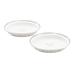 Fido's Diner 2 Piece Heart Oval Cat Bowl Set Porcelain/Stoneware (dishwasher safe)/Ceramic | 1.13 H x 6.67 W x 4.75 D in | Wayfair PW1805T/2