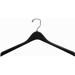 Only Hangers Inc. Heavyweight Top/Coat Hanger for Dress/Shirt/Sweater Plastic/Metal in Black | 8 H x 16 W in | Wayfair PH515-100