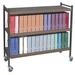 Omnimed Large 30 Cap Vertical Chart File Cart Metal in Brown/Gray | 55 H x 49.75 W x 17 D in | Wayfair 260008-WG