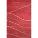 White 24 x 0.38 in Area Rug - Orren Ellis Belen Abstract Handmade Tufted Wool Red Area Rug Wool | 24 W x 0.38 D in | Wayfair