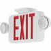 Progress Lighting Thermoplastic Surface-Mounted LED Emergency Exit Combo Sign Thermoplastic in White | 8.2 H x 18 W x 4.3 D in | Wayfair