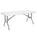 PRE Sales Rhinolite Rectangular Portable Folding Table Plastic/Resin in White | 30 H x 72 W x 30 D in | Wayfair 3712