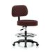 Perch Chairs & Stools Drafting Chair Upholstered in Brown | 30.5 H x 24 W x 24 D in | Wayfair WTBA2-BBU-FR