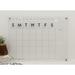 Parisloft Wall Mounted Graphic/Grid Calendar/Planner Whiteboard Plastic | 18 H x 0.125 D in | Wayfair UH320