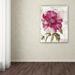 Trademark Fine Art 'Le w/ Bee' by Color Bakery Graphic Art on Wrapped Canvas in Pink | 19 H x 14 W x 2 D in | Wayfair ALI4851-C1419GG