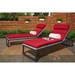 Lark Manor™ Antxon 80" Long Reclining Chaise Lounge Set Sunbrella w/ Cushions Metal/Wicker/Rattan | 37 H x 24 W x 80 D in | Outdoor Furniture | Wayfair