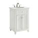 Beachcrest Home™ Pruitt 24" Single Bathroom Vanity Set Marble in White | Wayfair 23FB499BEA2F45D1AAD327CCE8E437C2