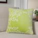 Wildon Home® Dinoshan Floral Cotton Damask Throw Pillow Down/Feather/Cotton in Green | 20 H x 20 W x 5 D in | Wayfair RBRS7011 40281211