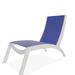 Telescope Casual Dune Chaise Lounge Plastic in White | 39.75 H x 25.5 W x 53 D in | Outdoor Furniture | Wayfair 9N8670D01