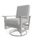 Telescope Casual Wexler Outdoor Rocking Chair w/ Cushions in Gray/Brown | 39 H x 29.5 W x 30 D in | Wayfair 5W6Y84901