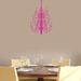 Sweetums Wall Decals Chandelier Wall Decal Vinyl in Pink | 24 H x 15 W in | Wayfair 1246Hotpink