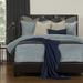 Siscovers Mixology Velvet Bed Cap Comforter Set w/ Sewn Corners Polyester/Polyfill/Microfiber/Velvet in Gray | King Comforter + 2 Bed Shams | Wayfair