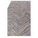 Gray/White 60 x 0.2 in Area Rug - EXQUISITE RUGS Natural Hide Chevron Cowhide Area Rug in Gray/Beige/Ivory Cowhide/Leather | 60 W x 0.2 D in | Wayfair