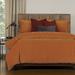 Siscovers Mixology 7 Piece Duvet Cover & Insert Set Polyester/Polyfill/Velvet in Orange | Cal. King Duvet Cover + 6 Additional Pieces | Wayfair