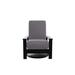 Telescope Casual Leeward Swivel Recliner Patio Chair w/ Cushions Plastic in Red/Gray/Black | 39 H x 33 W x 35 D in | Wayfair 869865901