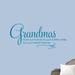 Sweetums Wall Decals Grandmas Hold Our Hands Wall Decal Vinyl in Blue | 16 H x 36 W in | Wayfair 1979Teal