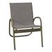 Latitude Run® Gardenella Stacking Patio Dining Armchair Sling | 34 H x 24 W x 28.5 D in | Wayfair F6FCB7B3BC8A4B76BD92BA48C4A3F818