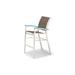 Telescope Casual Bazza Stacking Patio Dining Chair Sling in White | 43.5 H x 26.5 W x 26.5 D in | Wayfair ZQ9647601