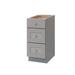 Latitude Run® Altab 15" W x 34.5" H x 21" D Free-Standing Bathroom Cabinet Manufactured Wood in Gray | 34.5 H x 15 W x 21 D in | Wayfair