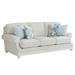Tommy Bahama Home Ocean Breeze Coral Gables Sofa Polyester in White/Blue/Brown | 35.5 H x 93 W x 43 D in | Wayfair 7869-33-01